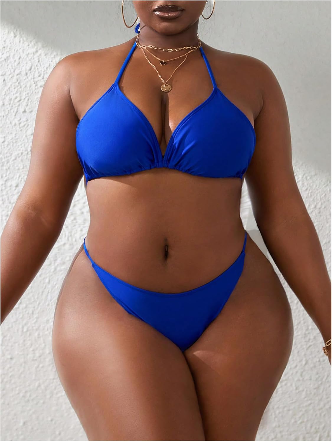 Plus Size Sexy 4 Piece Swimsuit with Cover -Up